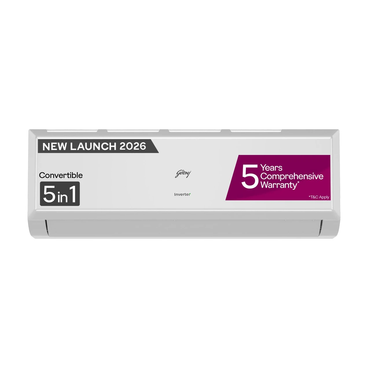 Godrej 2026 Model 1.5 Ton 3 Star Split Inverter with 5-in-1 convertible | AI
